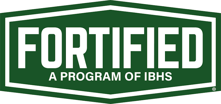 FORTIFIED — A Program of IBHS certified roofing logo